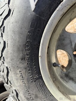 Kola včetně pneu 31x10.5r15 6x139.7 - 4