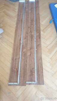 Masivní manželská postel s čelem MDF 160x204 - 4