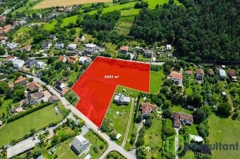 Prodej pozemky pro bydlení, 849 m2 - Hradčany, ev.č. 00687 - 4