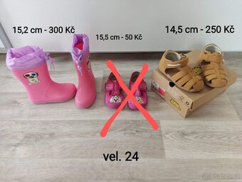 Dětská obuv vel. 20 - 24 - 4
