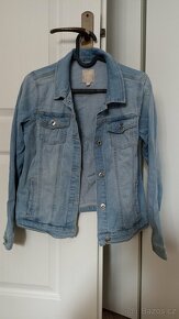 Modrá džínová bunda, vel. 152 - 4