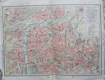 4 historické Mapy GB a Francie Evropa a Praha supr stav - 4