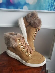 Geox dámské kotníkové boty polokozačky kozačky - 4