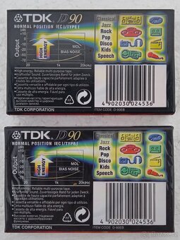TDK D90 D-90EB Retro Audiokazeta - 4