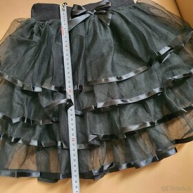 Dětská tutu sukně černá - 4
