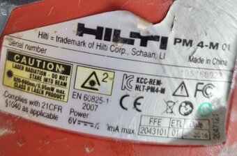 Multi liniový laser HILTI PM 4-M SET - 4