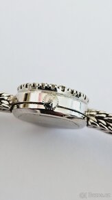 Zlaté art deko hodinky zn Jaeger-LeCoultre brilianty 18 K au - 4