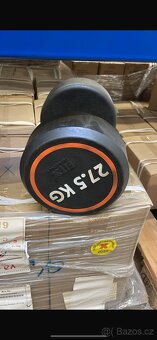 Činky FitX, polyuretan, nové, zabalené, váhy od 10 do 60kg - 4