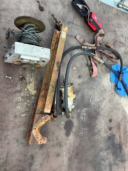 Hydromotor, naviják na traktor domácí výroby, malotraktor - 4