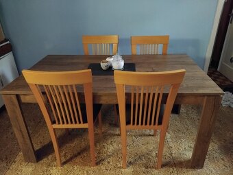 Prodám jídelní stůl a židle - 4