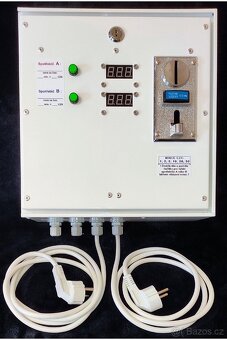 Dvojitý Mincovnik DUO pro pračky, sprchy, dveře. Časové relé - 4