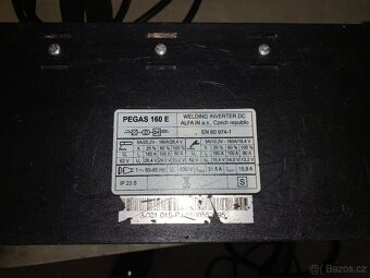 MMA/TIG invertorová svářečka ALFAIN PEGAS 160 E - 4