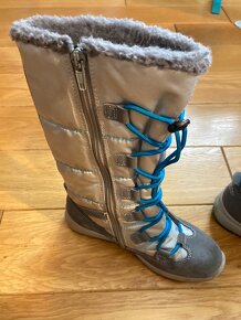 Dívčí zimní boty s gore tex membránou velikost 33 - 4