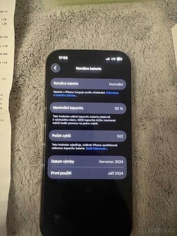 Prodám Iphone 16Pro 128gb pouštní titan - 4