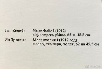 Jan Zrzavý - 1912 - MELANCHOLIE -I - 4
