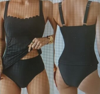 ČERNÉ DÁMSKÉ TANKINI - NOVÉ - 4