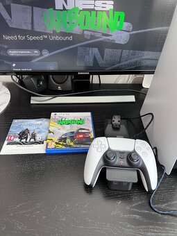 PS5 s mechanikou TOP stav + hry NFS GoW Ragnarok - 4