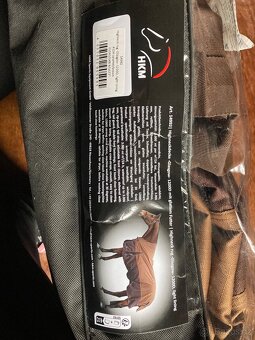 Nepromokavá výběhová deka HKM high neck Glasgow 1200D 145 cm - 4