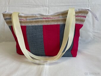 Kabelka přes rameno, nová, ruční práce - 4