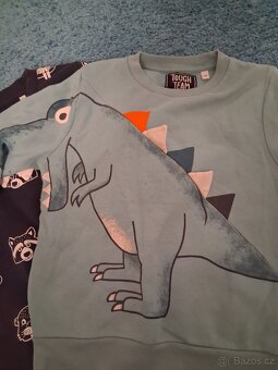 Chlapecke mikiny 3 ks vel. 110 a 122 - 4