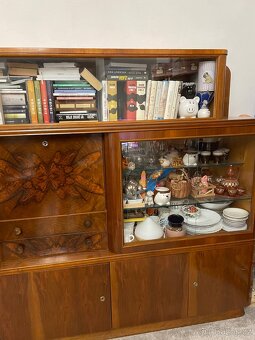 Sekretář, knihovna a skříň - Halabala - 4