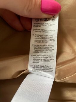 Delší hnědý kabát F&F, vel. XL - 4