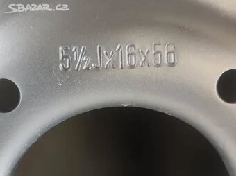 Disky na Ford Transit 5x160 ET56 5,5Jx16 65,1 - 4