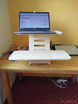 Stojan na notebook – nastavitelný, práce ve stoje | Jako nov - 4