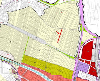 Pozemek - orná půda 1660 m2 Kunovice u Uherského Hradiště - 4