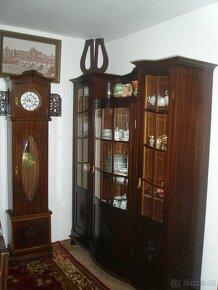 Starožitný nábytek, hodiny, židle, křesla, lustr, obraz,stůl - 4