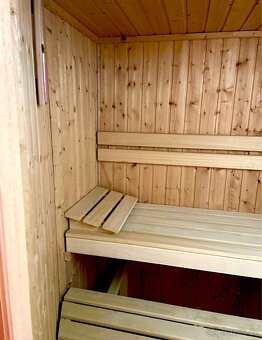Finská sauna, kvalitní a dobře izolovaná - 4