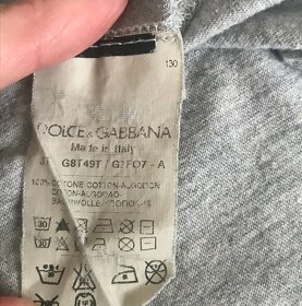 pánské originál tričko Dolce & Gabbana Steve McQueen L - 4