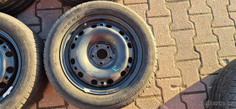 Plechové disky Škoda Fabia 2 5x100 6x15 ET43 195/55r15 letní - 4