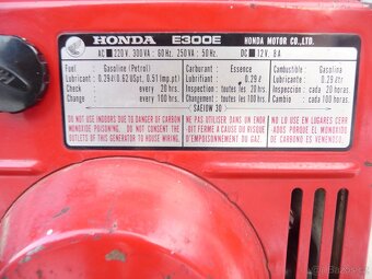 Elektrocentrala Honda E300E - 4