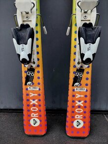 Lyže ROXY, 120 cm + lyžáky ROSSIGNOL - 4