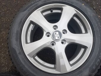 Sada NOVÝCH Alu kol MSW 205/60R16 zimní - 4