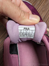 Tenisky do tělocvičny/ na ven na suchý zip vel. 33 - FILA - 4
