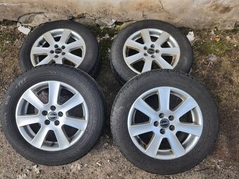 Alu kola Borbet 16” 5x100 + pneu Nokian – Škoda - 4