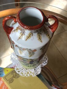 Porcelánová váza, tenký porcelán - 4