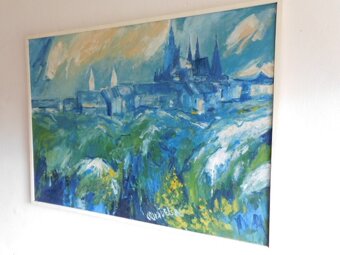 OBRAZ OLEJ PLÁTNO, HRAČANY - 4