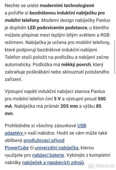 Bezdratova nabijecka na telefon s led podsvicenim - 4