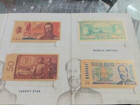 Zlaté československé bankovky, super stav - 4