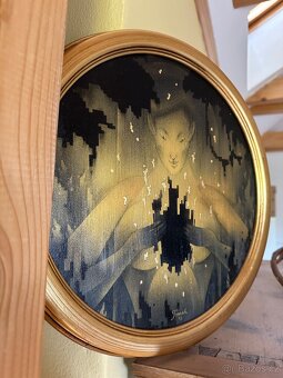 Tomski & Polanski Luke Tomski zlatý obraz malba na plátně - 4