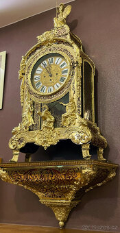 XXL starožitné francouzké Boulle Napoleon III 164cmTop stav - 4