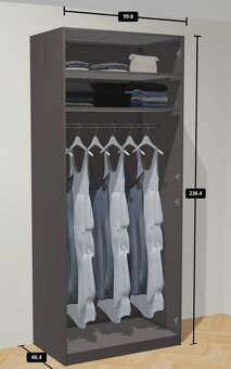 Prodám šatní skříň IKEA PAX - 4