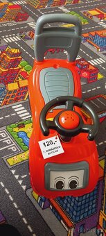 Odrážedlo auto červené s opěradlem - 4