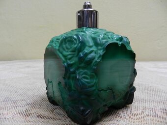 Art deco Flakon růže Malachit Jade Schlevogt - 4