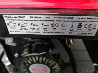 Elektrocentrála Hecht GG2500 - 4