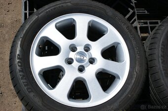 sada alu kol R16 letni pneu 205/55R16 dunlop 4x 7mm - 4