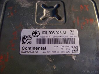 Škoda, VW, Seat, Audi 1.6 TDI - Řídící jednotka 03L 906 023 - 4